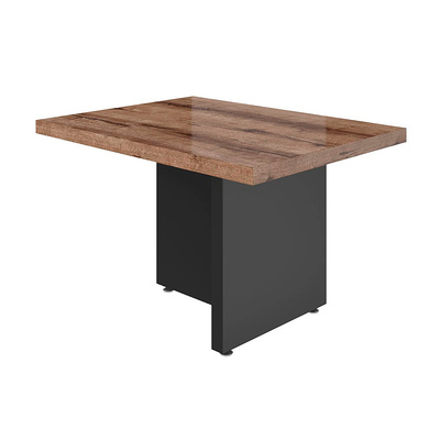 Стол-брифинг Вр-1.2, дуб монастырский, черный