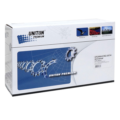 Тонер-картридж без чипа N 59A/HP LJ Pro M304/M404/HP LJ Pro MFP M428/Canon i-S LBP223/LBP226/MF443/MF445/MF449/черный/10000 стр/Uniton/совм