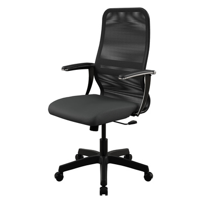 Кресло руководителя Sit 8DF.1Е.222(Sit 8 B2-8U X1+ UMF(X1), Uh00, Wh00, U1mL-5m(M09.G15.W01), черное