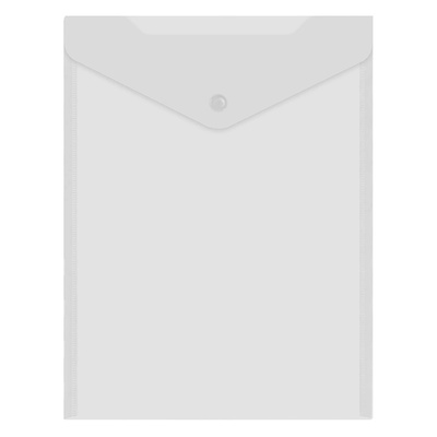 Папка-конверт на кнопке, А4, 0,15мм, Brauberg,