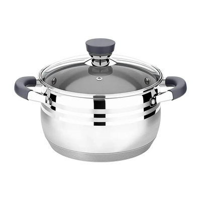 Кастрюля 2,9л, нержавеющая сталь, Lara,